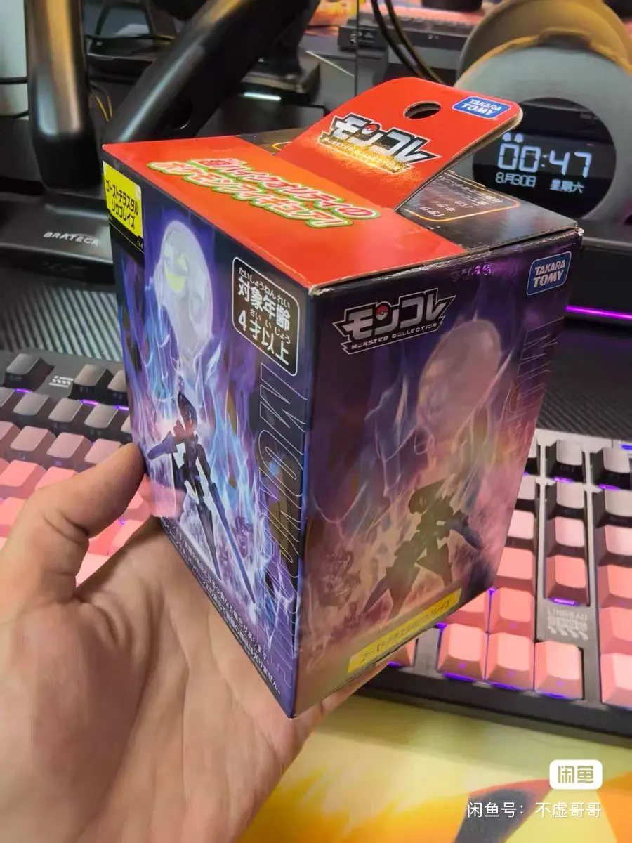 

Original TAKARA TOMY Terastal Pokemon Figures Miraidon Koraidon Ceruledge Armarouge Translucent Models Fantasy Figurines