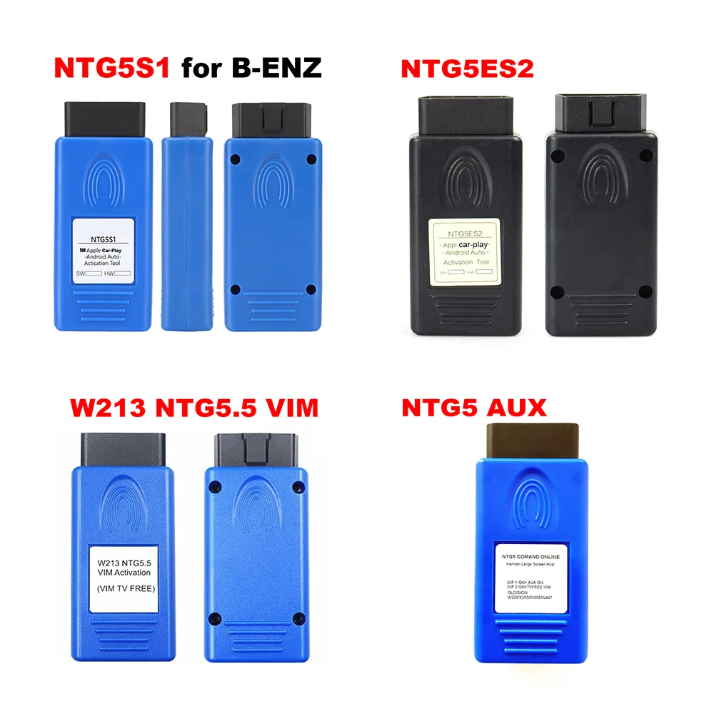 NTG5S1 NTG5ES2 NTG5 AUX NTG5.5 VIM for Apple Car-Play and Android OBD2 Auto Activation Tool for B-enz Series Plug and Play