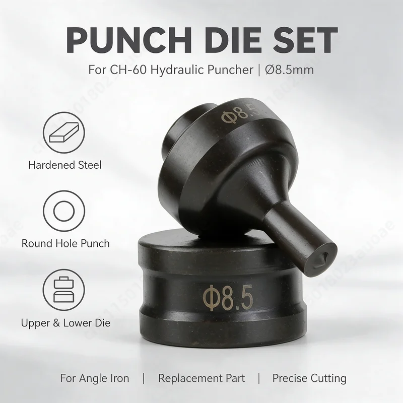 CH-60 Hydraulic Busbar Punching Die, Square Rectangular Punch Mould, Puncher Tool For Steel Plate And Iron Sheet Processing