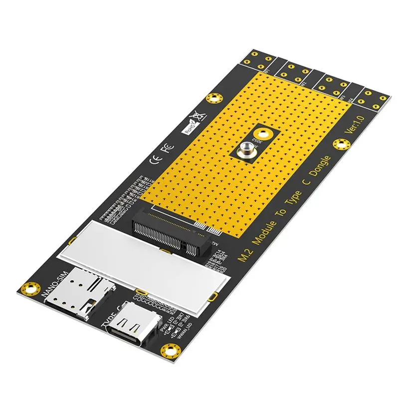 

AEF7-M.2 NGFF B Key 3G/4G/5G Модуль к сетевому адаптеру типа C Поддержка Riser Card RM500Q RM500U GM800 SIM8200