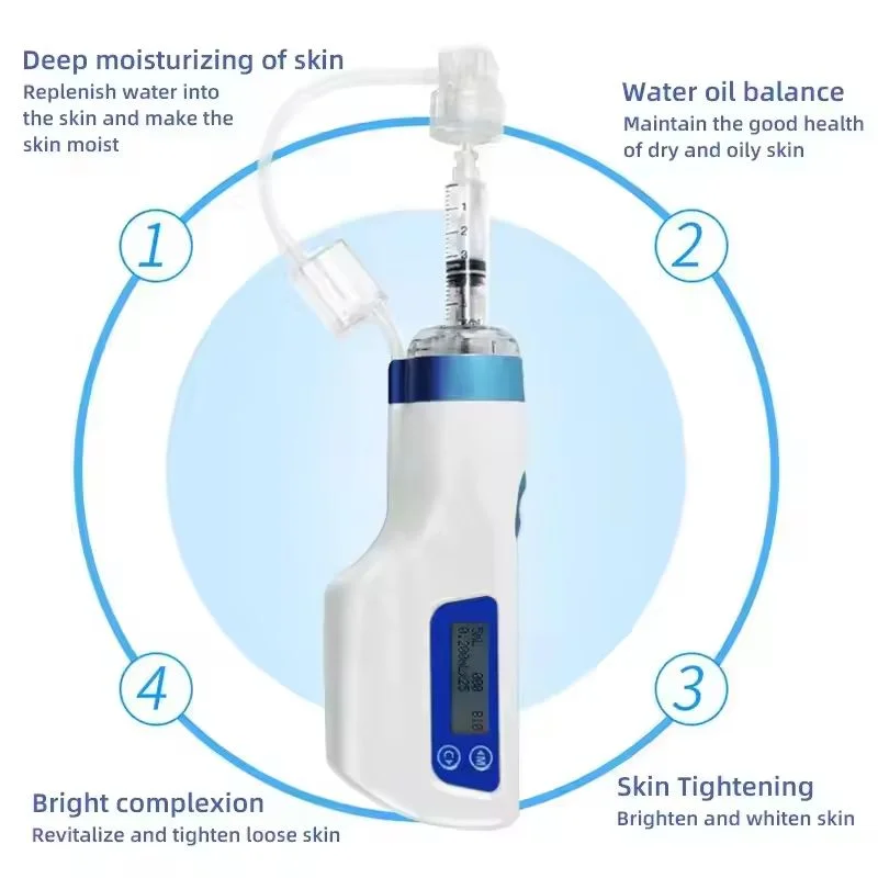 

Whosale homeuse Negative Pressure Water Gun Meso Jet Injection Meso Gun prp injection gun Mesotherapy Facial Machine