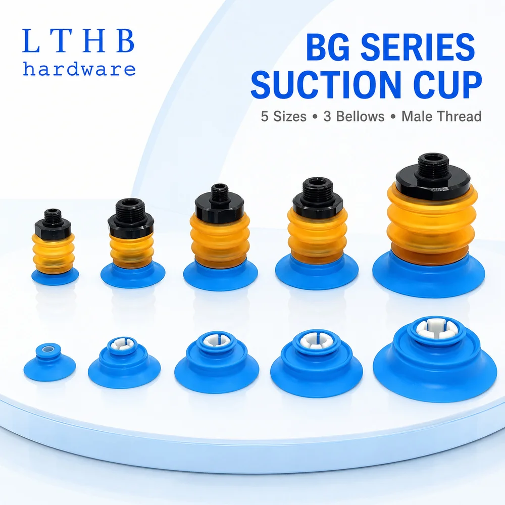 BG Series Pneumatic Vacuum Suction Cup film Soft Bag Sucker BG25/34/41/48/63 for Injection Molding Machine Automation Tools