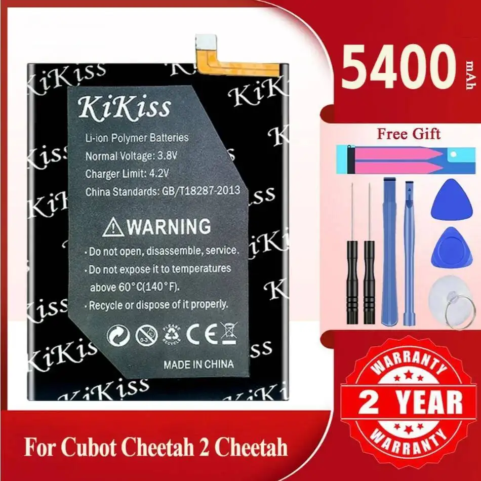 

Аккумулятор Kikiss Cheetah 2 емкостью 5400 мАч для Cubot