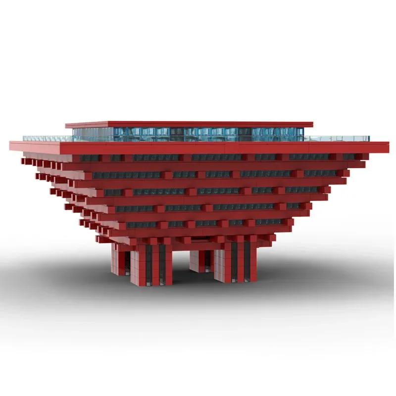 Klocki konstrukcyjne Moc Architektura Światowa Model Hala Wystawowa Technologia Modułowe Klocki Konstrukcyjne Festiwal Prezent Zabawka Zestaw DIY Montaż
