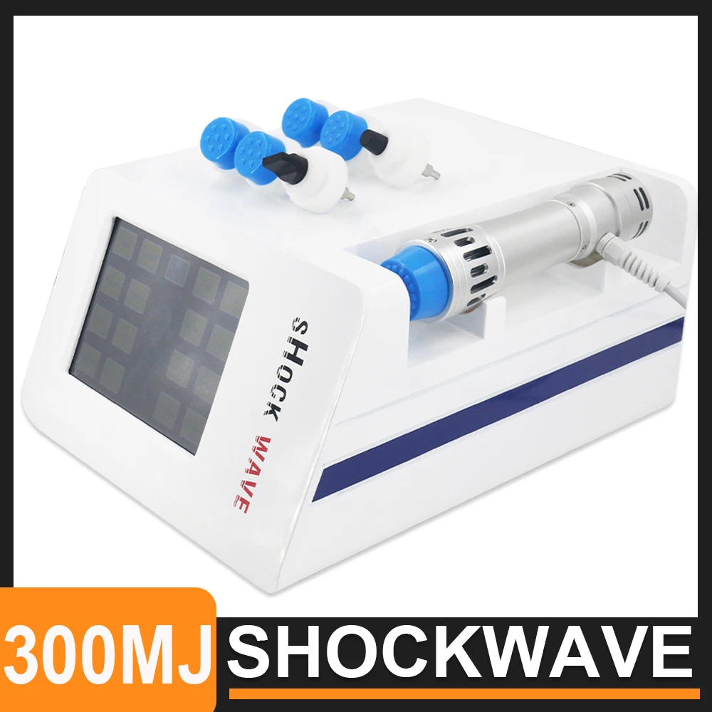 New Shockwave Therapy Machine Relieve Shouder Neck Pain Physiotherapy Body Massager 300MJ Shock Wave Device