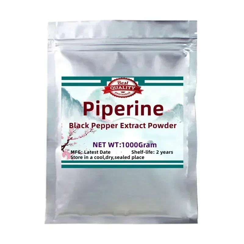 50-1000g Factory Direct Sales High Quality Piperine, BlackPepper, Bioperine, Free Shipping