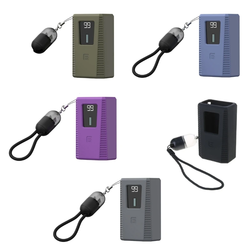

Silicone Case for CUKTECH 6 Power Banks Storage Travel Protective Cover Shockproof Antislip Protective Sleeve Cover 448F