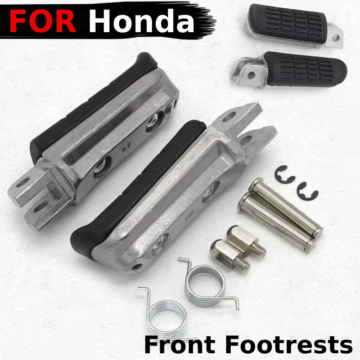 

Motorcycle Footrest Pegs For Honda VFR800 Interceptor CBR600F CB600F Hornet 600 CBR1000F CB1100 CB1300S Super CB500 CB500S
