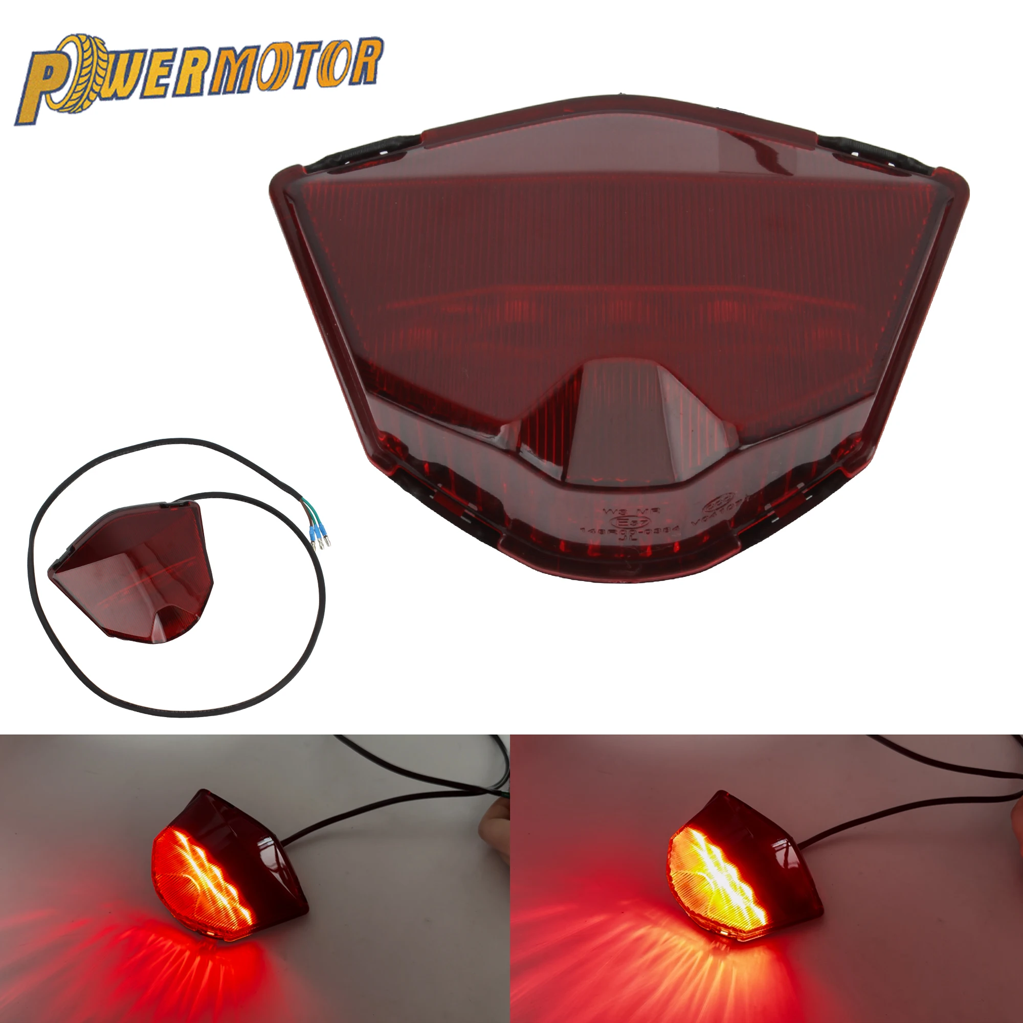 Motorcycle Rear Tail Light Brake Signal Light for KTM EXC XCF XCW 150 250 350 450 500 530 2020-2023 Motocross Accessories