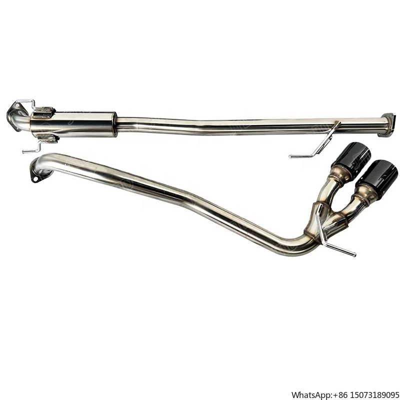 

Exhaust System Carbon Dual Tail Tip Muffler Exhaust Pipe Performance Exhaust System for Hilux Revo 2015-2023