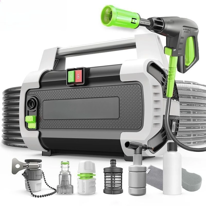 

Car washing machine high pressure cleaner pump car washing water gun 220v plug-in