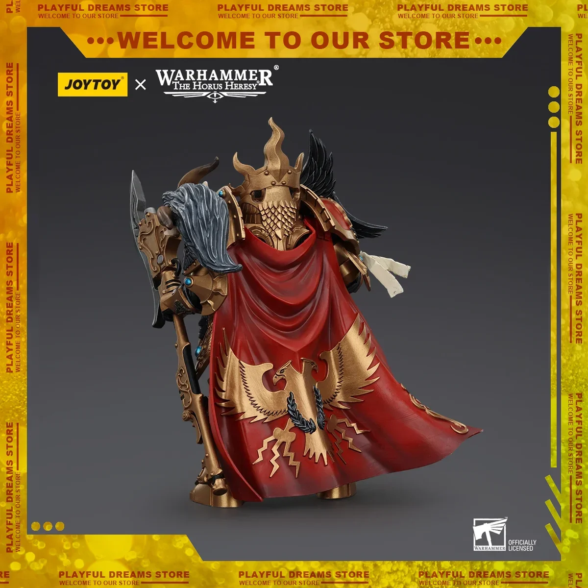 [PRE-SALE] JOYTOY Warhammer 1/18 Actiefiguren Constantin Valdor Captain-General van The Legio Custodes Decoratie Ornament