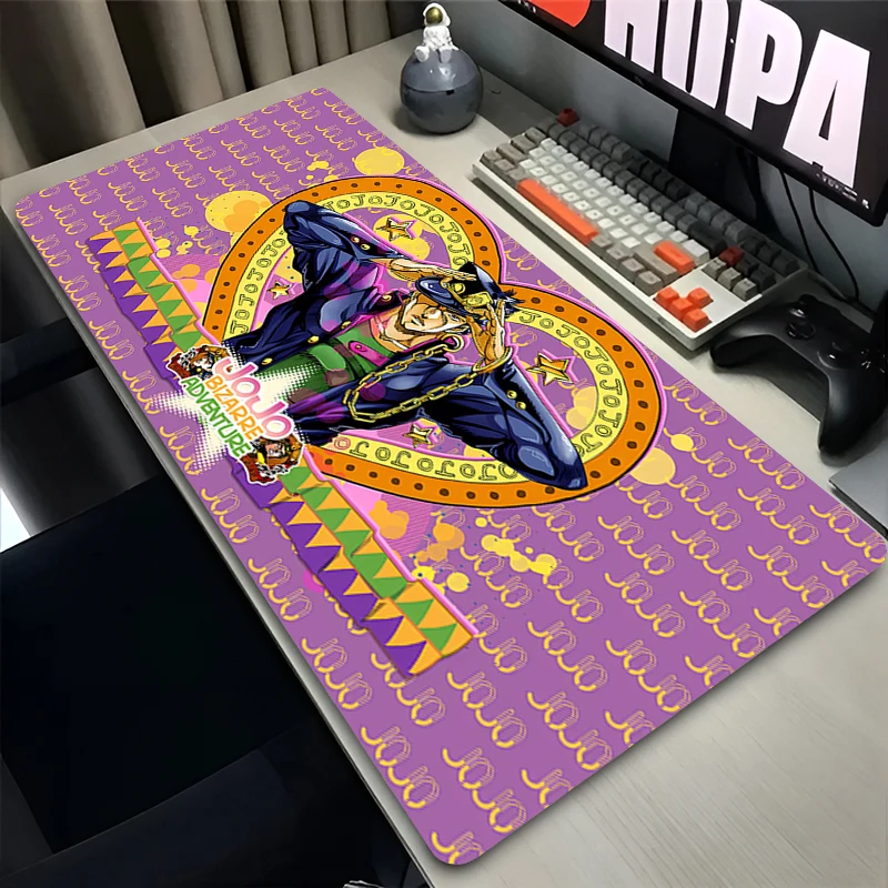 Mouse Pad alfombrilla Computer Mouse Mat J-jojo Bizarre Adventure Desk Mat xxl Keyboard Pad E-sports Gaming Mousepad Cool Carpet