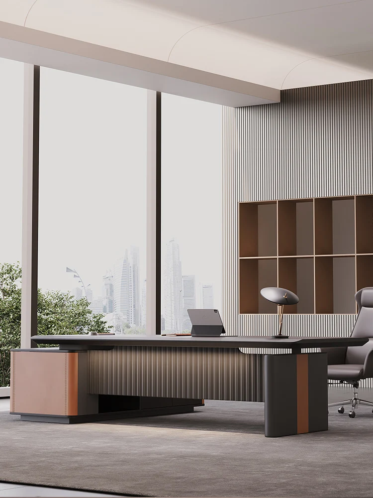 Modern minimalist executive desk, computer desk, supervisor desk, new model