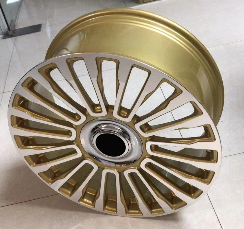 18 19 20 21 22Inch Chrome Star Sport Car Wheels 5 Holes Auto Custom Aluminum Alloy Rim Gold For Cadillac for Landrover