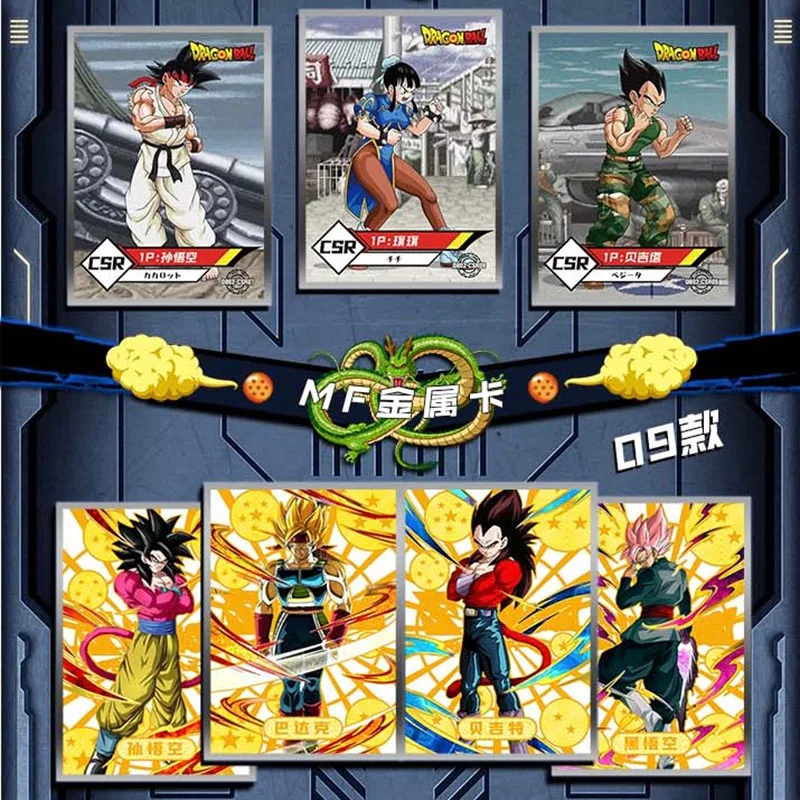 Caja de tarjetas genuinas de Dragon Ball, edición 30 aniversario, personaje de Anime, Son Goku, periférico, HCR, colección de tarjetas ocultas,