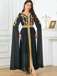 Dubai Abito da sera per le donne Abaya musulmano Turchia Caftano Eid Djellaba Caftano Marocain Femme Kebaya Islami Jalabiya Vestido