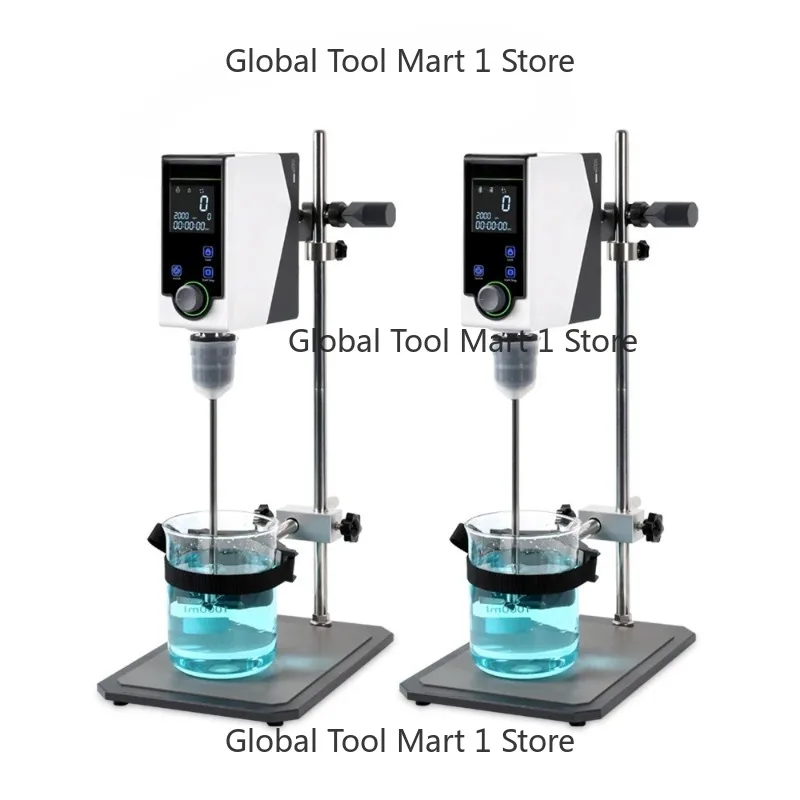 

lab overhead stirrer O-S upgrade series DC brushless motor 60L 80N 2000rpm program control factory price
