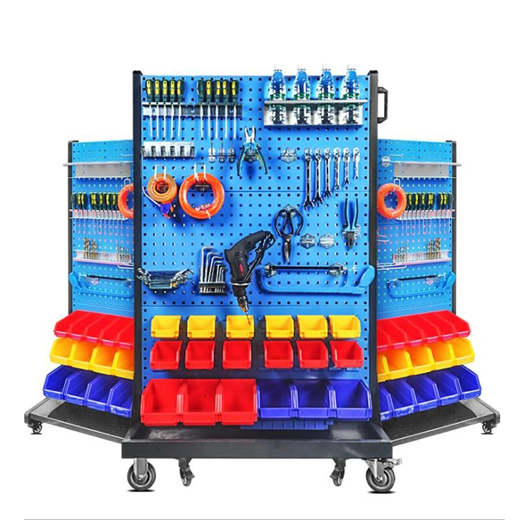 Power Tool Pegboard Metal Display Stand