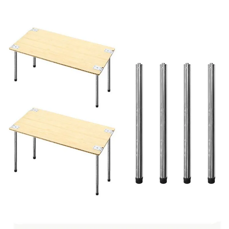 

Camping IGT Table Legs stainless steel 6 Gear Adjustable Height Telescopic Legs Outdoor Portable Picnic IGT Table Accessories