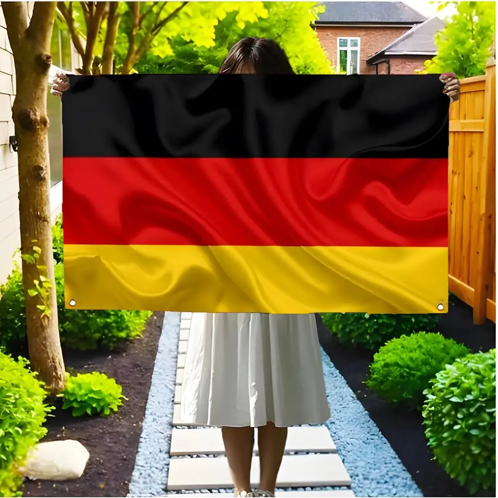 Germany Beer Oktoberfest Flags Borderless four-ring ornament indoor outdoor decoration effortless to hang