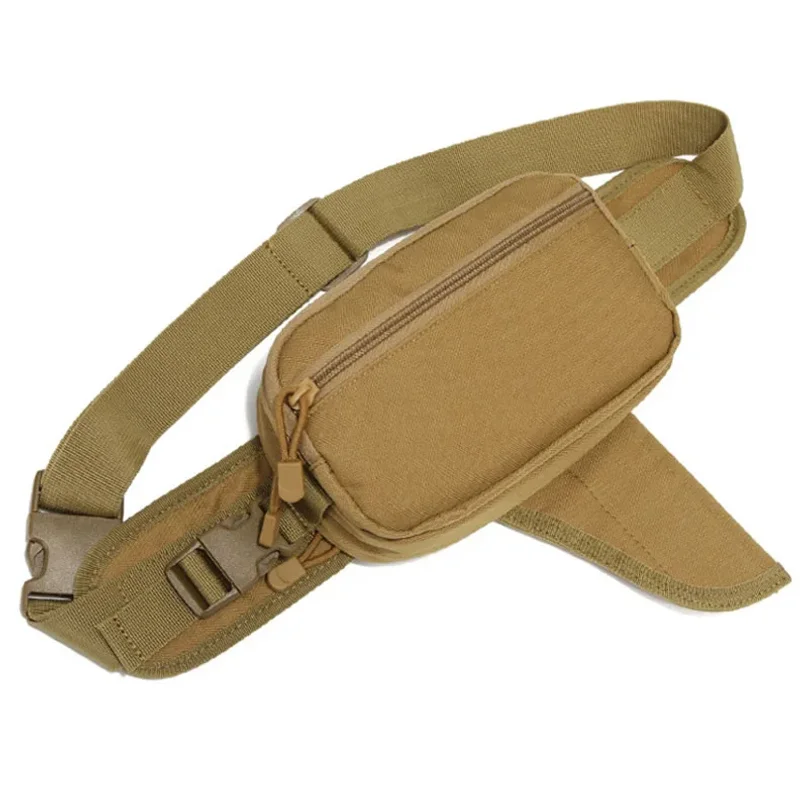 Tactical Waist Bag with Concealed Handgun Holsters for Glock 17 19 23 & 9mm 1911 Pistols, EDC Utility Belt Pouch for CS, Hunting - view 2