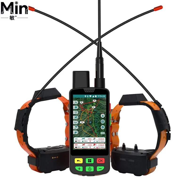 15KM Long Range GPS VHF Hunting Dog Tracker 4G Failover IP68 Waterproof Shock Resistant Pet Locator For Hiking Outdoor Hunting