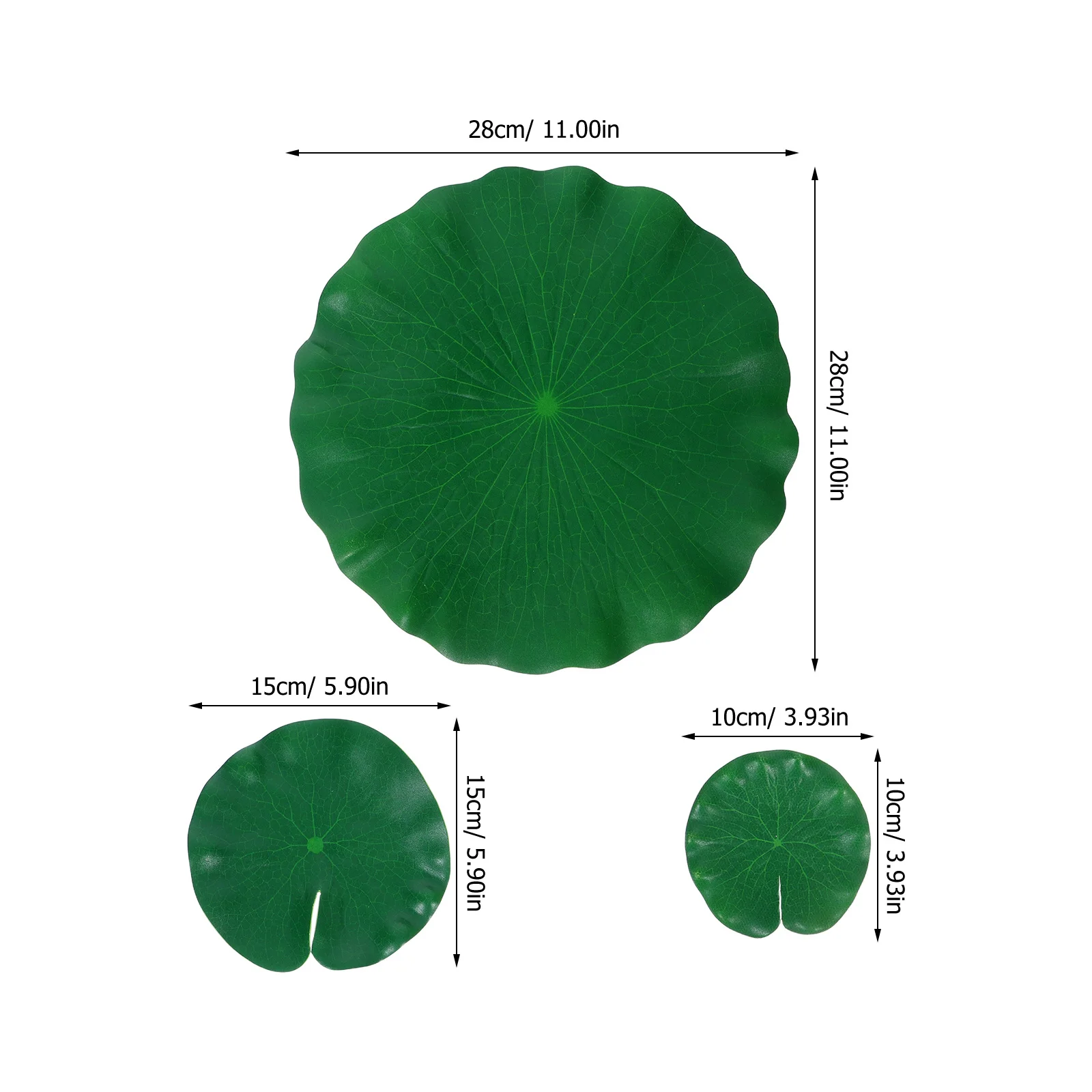 10 قطعة أوراق اللوتس الاصطناعية 10 سنتيمتر 15 سنتيمتر 28 سنتيمتر واقعية العائمة بركة ديكور لحمام السباحة حوض السمك حديقة نافورة حمام الطيور