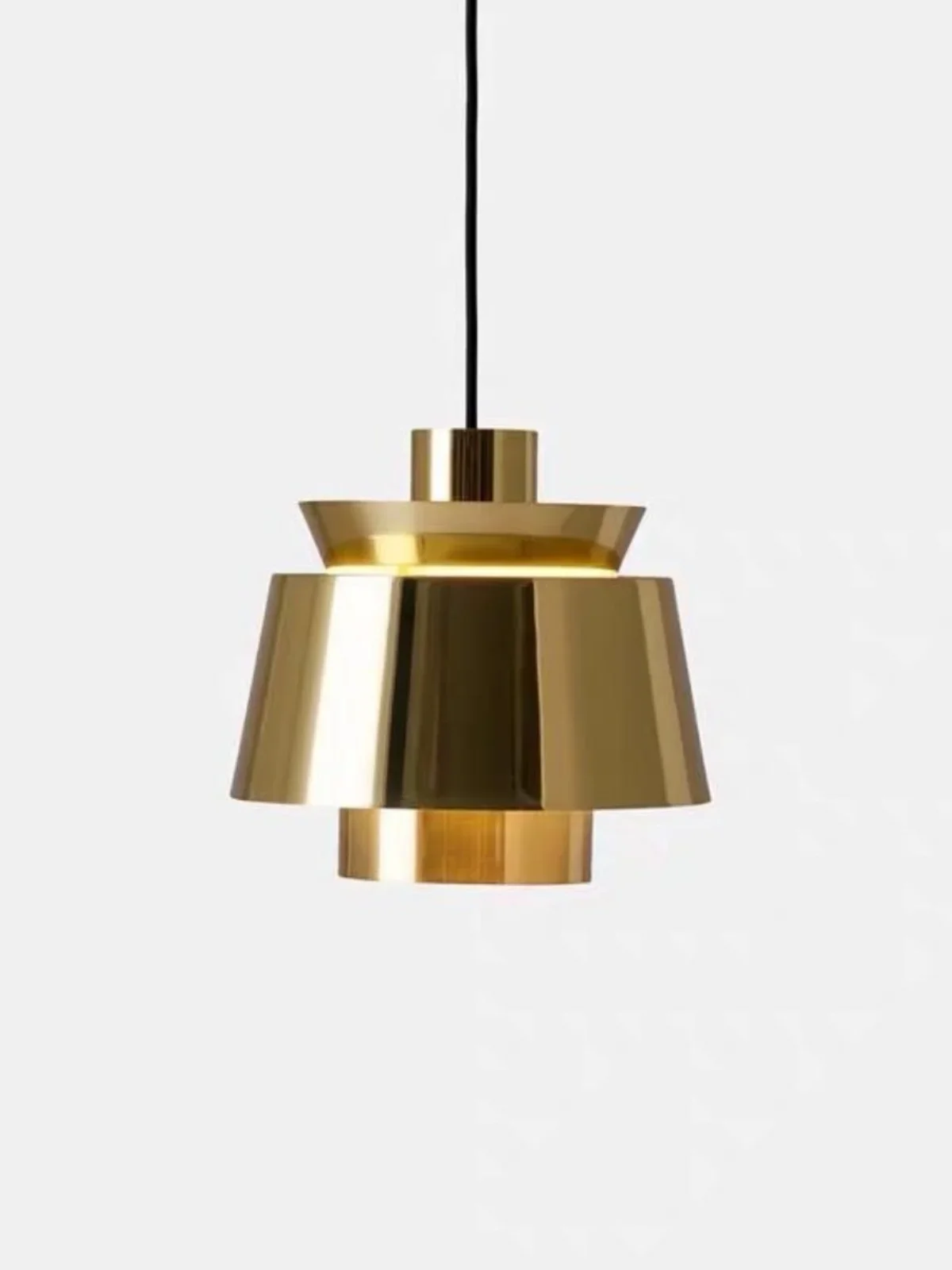 Danish bedroom bedside chandelier Nordic creative personality simple designer metal restaurant bar small hanging lamp
