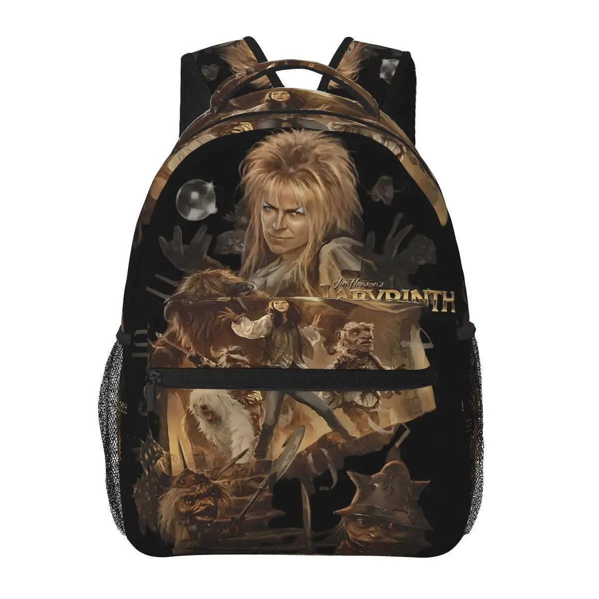 Labyrinth Funny Vintage Movie Legend Backpacks Boys Girls Bookbag Students School Bags Cartoon Travel Rucksack Shoulder Bag