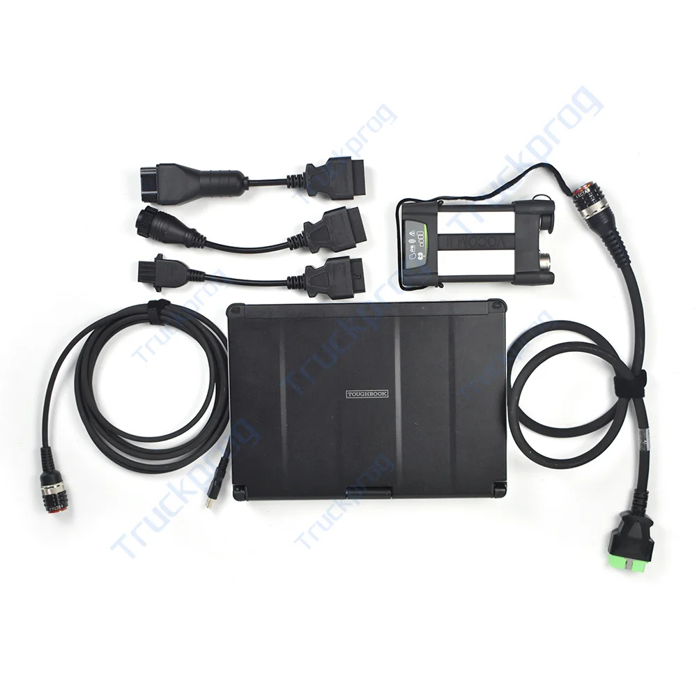 

for Vocom II Vocom2 88894000 88890300 VOCOM 2 Truck Excavator Diagnostic Tool for Renault UD Mack for Vcads Vocom2 CF C2 Laptop