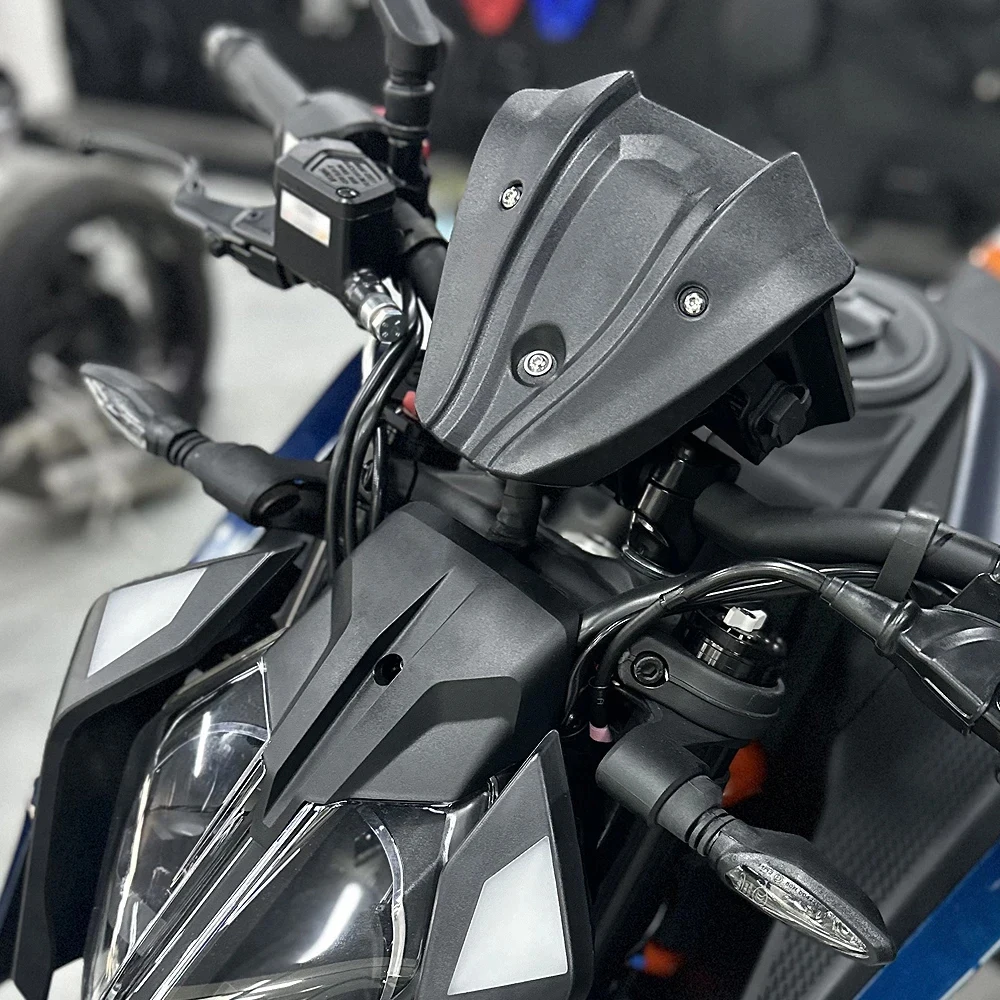 

Motorcycle Front Windscreen For 390 Duke 390 390Duke Duke390 2024 Windshield Wind Screen Shield Deflector Guard Accessories