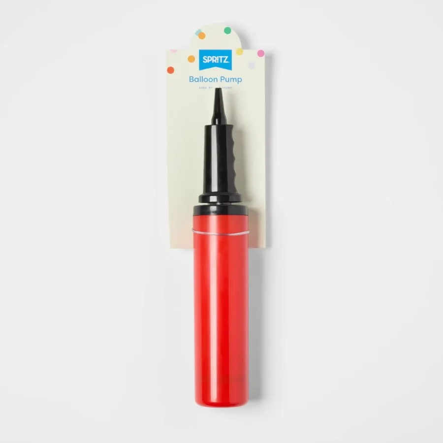 

Manual Balloon Pump Hand Pump for Balloons, Multicolor, Kids' & Teens, Birthday Accessory