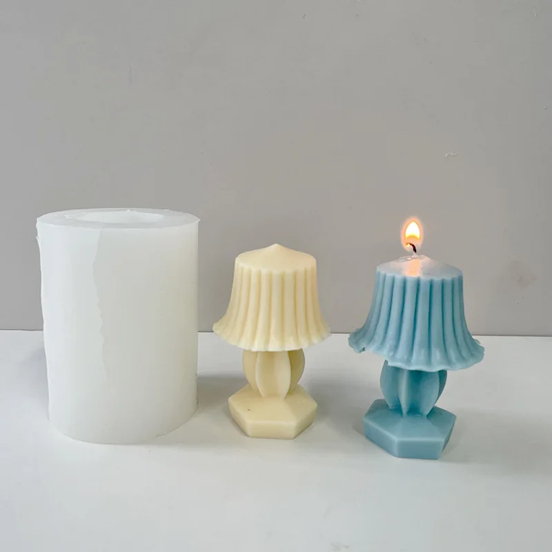 Lantern Column Table Lamp Silicone Candle Mold DIY Aromatherapy Handmade Soap Ornaments