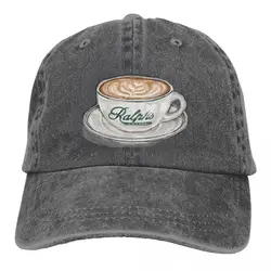 Watercolor Ralph's Coffee Cup Fashion Outdoors A Baseball Cap