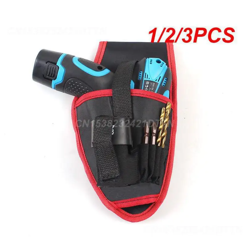 

1/2/3PCS Screwdriver Convenient Heavy-duty Electric Belt Waist Bag With Tool Holder Wrench Hands-free Tool Storage Premium