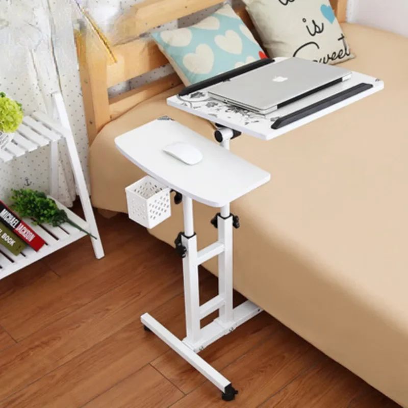 Deal Multi-functional Lazy Computer Table For Bed Movable Lifting Folding Desk Mini Creative Bedroom Reading Desk