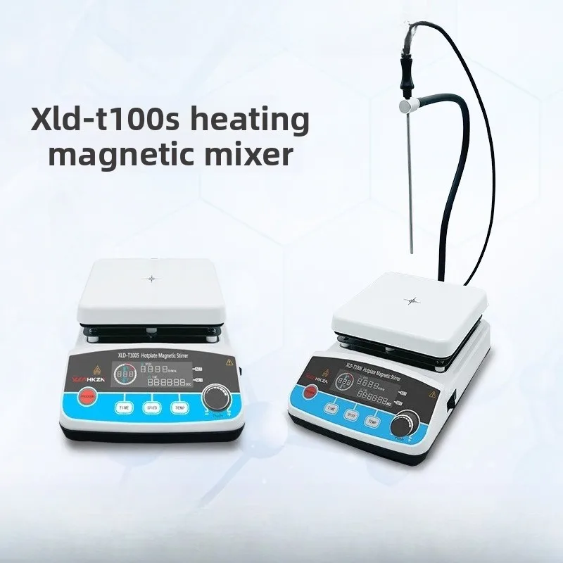 XLD-T100S Digital Constant Temperature Magnetic Stirrer 6L Capacity Laboratory Magnetic Mixer Heating Stirring Equipment