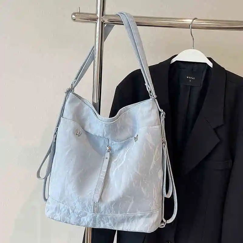 

Large Capacity Tote Bag Women's New Commuter Backpack Versatile Single Shoulder Crossbody Bags Leisure Print Travel Backpacks