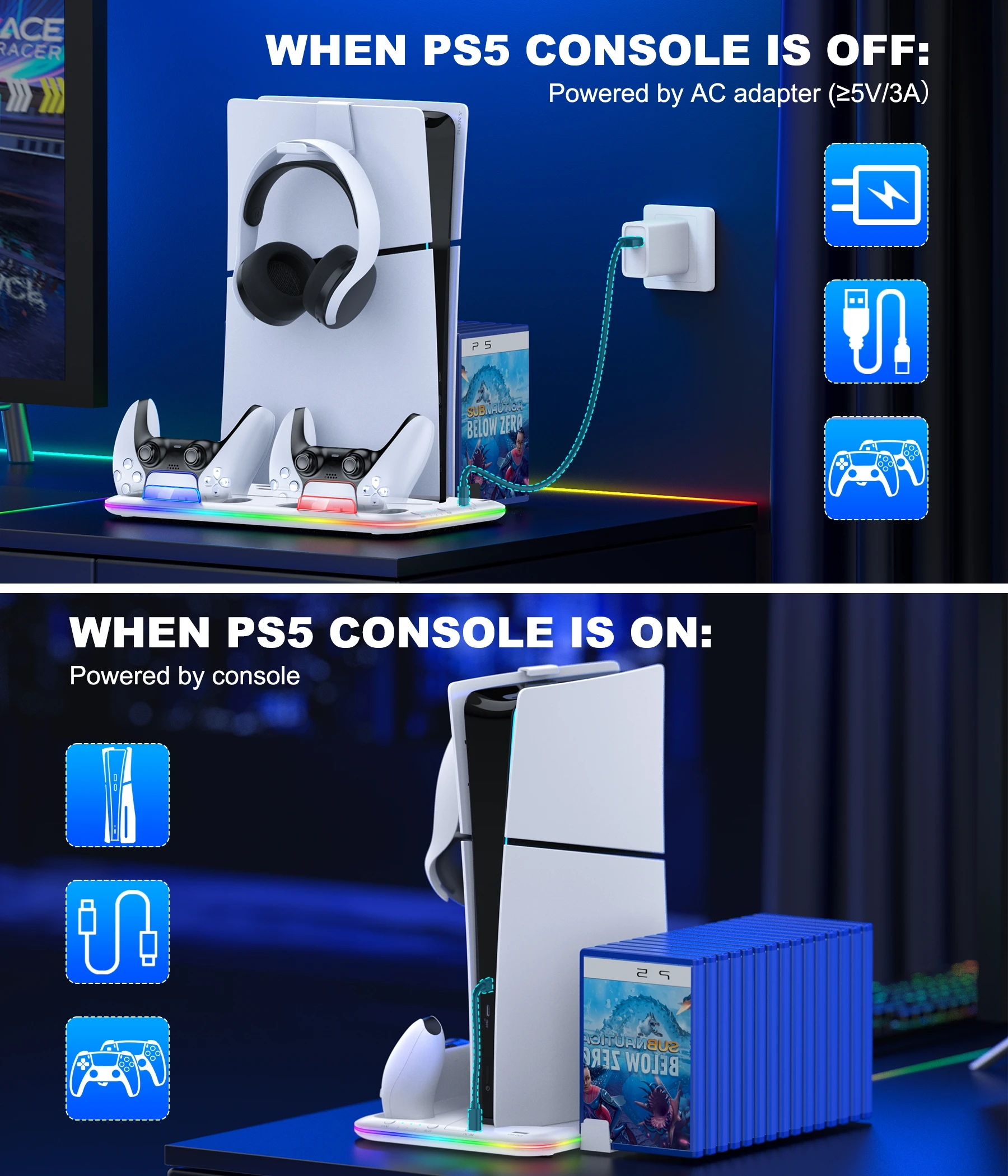 Thumbnail 4 - #19 Cheap PS5 Cooling Stations Worth Buying