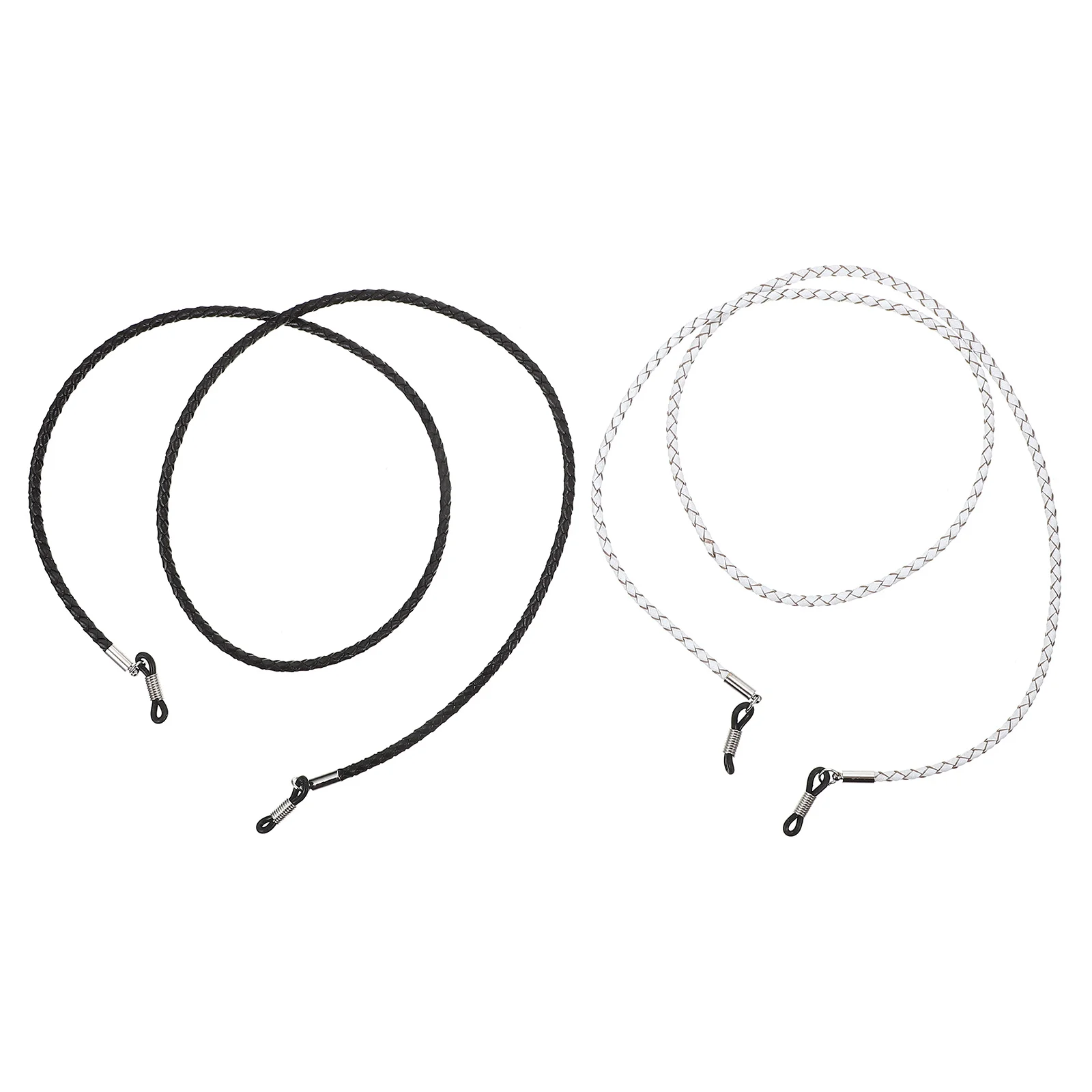 

2Pcs Eyeglass Chain Non-Slip Glasses Lanyard for Sports Outdoor Use Reusable Mask Rope with Premium Cowhide Material Stylish