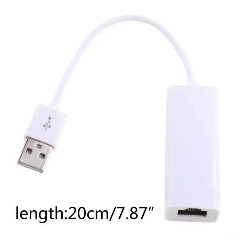 E1PF USB 2.0タイプCからイーサネットRJ45アダプターギガビットLANネットワークアダプターMacBookの300Mbpsをサポートする