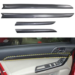 Fit For Mitsubishi Lancer 2008-2016 Car Accessories ABS Plastic Car Door Decoration Cover Trim 4pcs