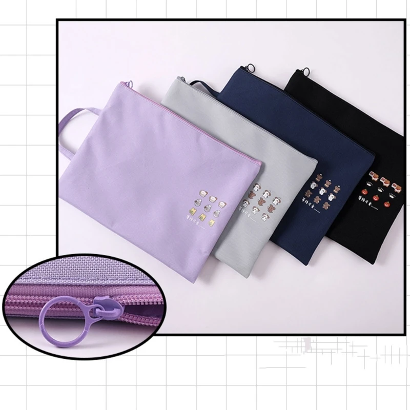 Borse per documenti borsa per documenti A4-Size cartella per File di grande capacità materiale scolastico per ufficio