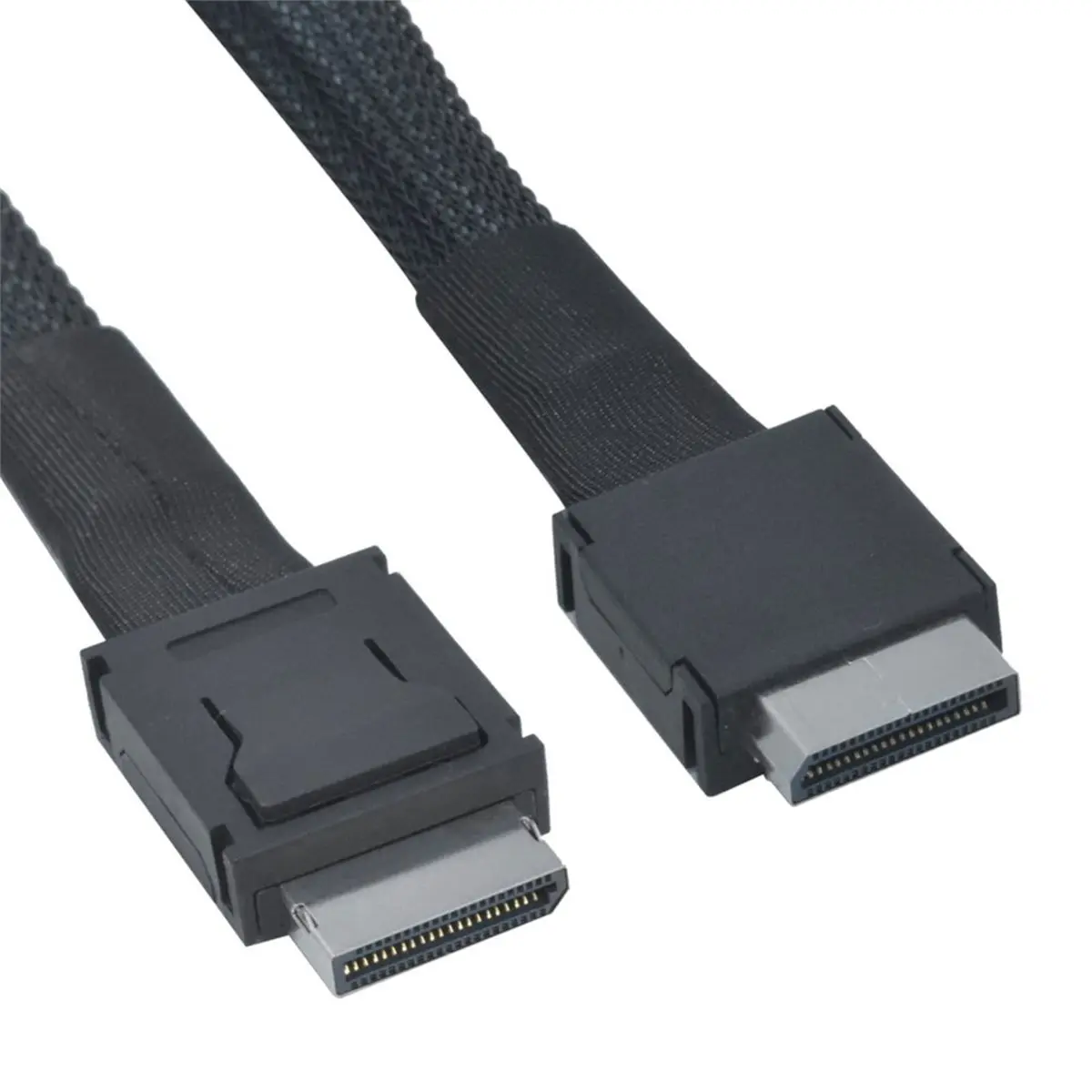 L77A Oculink Cable PCIe 4.0 SFF 8611 4i Male Extension Cable 40cm OCuLink PCIe PCI Express for Oculink EGPU OnexGPU Mini SSD