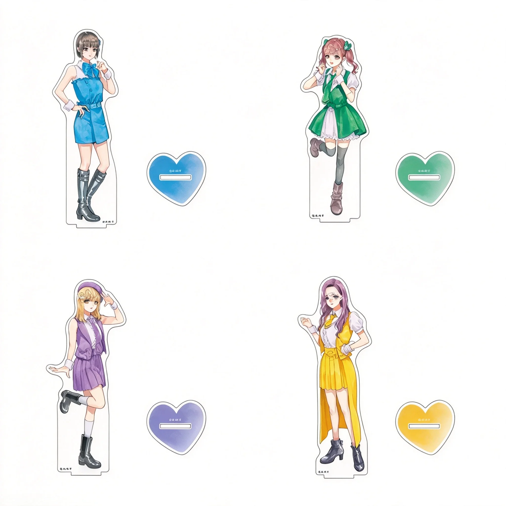 Anime If My Favorite Pop Idol Made It to the Budokan, I Would Die Sorane Matsuyama Acrylic Stand Model Plate Keychain Desk Decor
