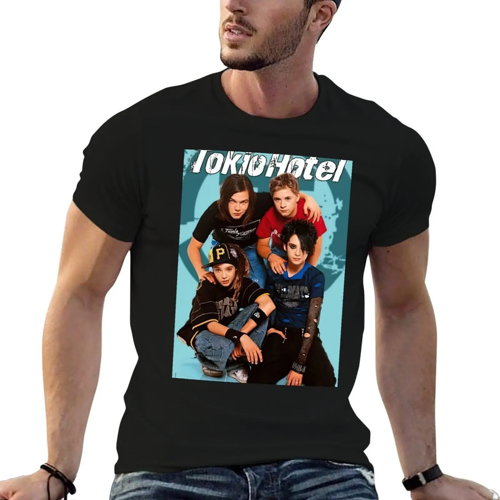 

Tokio Hotel Poster Wall Art T-Shirt t shirts for man cotton essential t shirt man t shirts for men casual T-Shirt