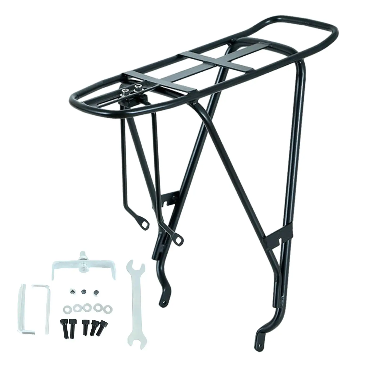 Rear Bicycle Rack Aluminum Alloy Cargo Carrier Touring Luggage Mounting Hardware for Long Distance Mountain Road Bikes