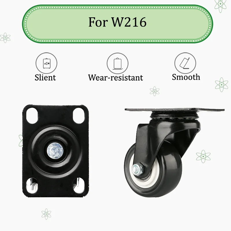 

For W216 Ultra-Quiet Luggage Replacement Wheels - Universal 360° Smooth-Rolling Luggage Accessories Effortless Glide