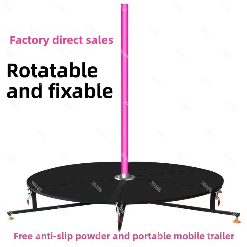 

Portable Pole Dance Bar Indoor Outdoor Rotating Fixed Silicone Dance Pole for Stage and Outdoor Use